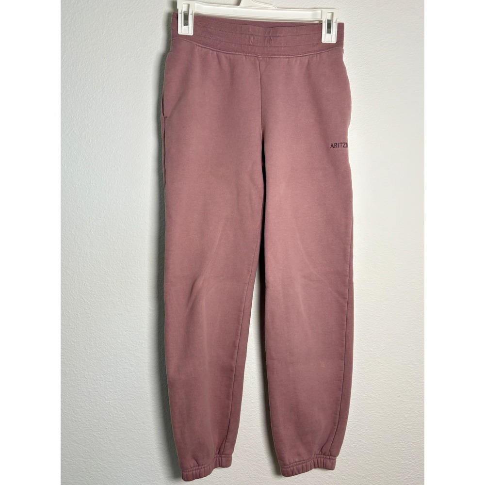 Aritzia Tna Cozy Fleece Mega Sweatpants Mauve Pink Joggers 2XS